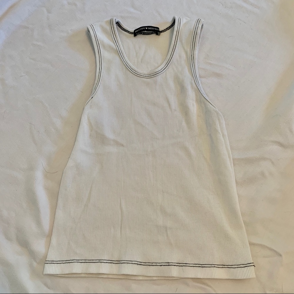 SOLD Brandy Melville white tank top